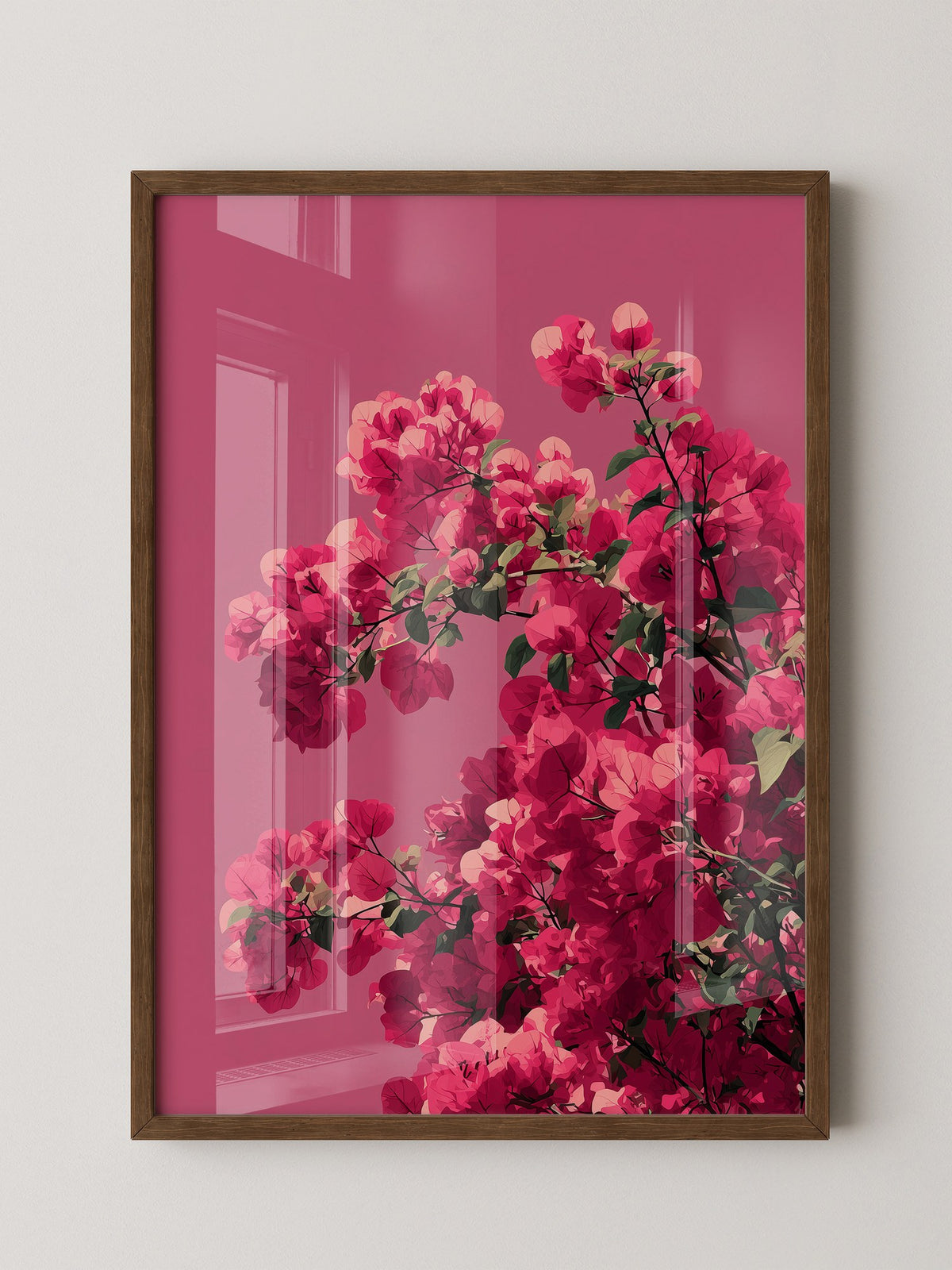 Bougainvillea Rosa Grafik