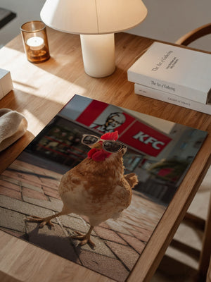 Huhn Sonnenbrille Retro Flair