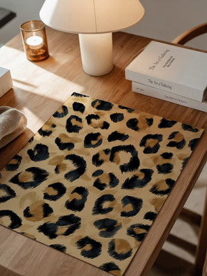 Leopardenmuster Wild Pinselstrich