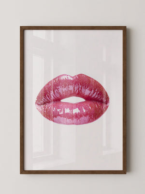 Glitzernde Lippen Hochglanz
