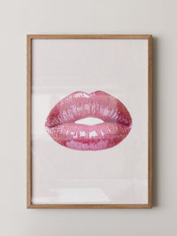 Glitzernde Lippen Hochglanz