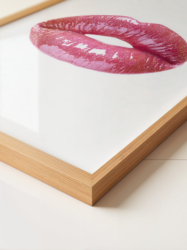 Glitzernde Lippen Hochglanz