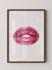 Glitzernde Lippen Hochglanz