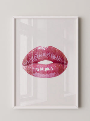 Glitzernde Lippen Hochglanz