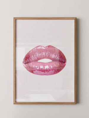 Glitzernde Lippen Hochglanz