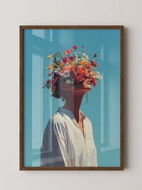 Frau Blumenkrone Himmel