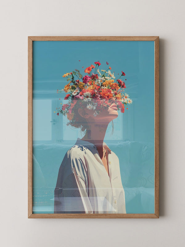 Frau Blumenkrone Himmel