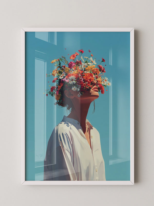 Frau Blumenkrone Himmel