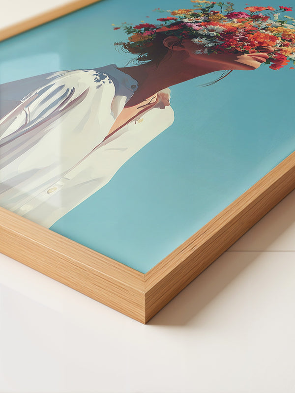 Frau Blumenkrone Himmel