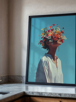 Frau Blumenkrone Himmel