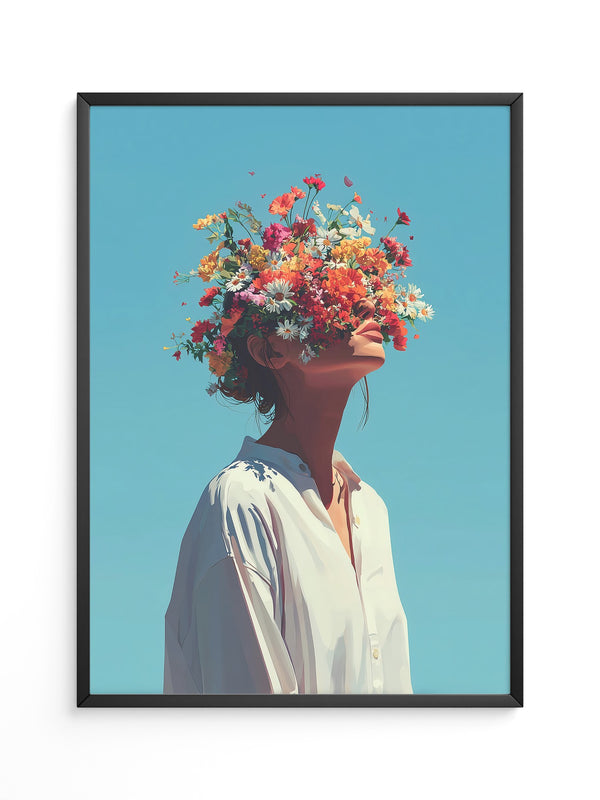 Frau Blumenkrone Himmel