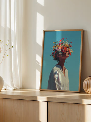 Frau Blumenkrone Himmel