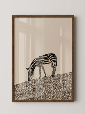 Zebra Grasfläche Grafik
