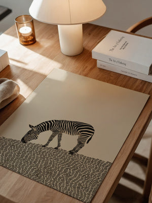 Zebra Grasfläche Grafik