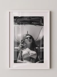 Porsche Frau Sonnenbrille S/W