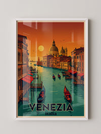 Venedig Sonnenuntergang Retrofarben