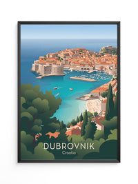 Dubrovnik Küste Pastellfarben
