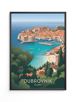Dubrovnik Küste Pastellfarben