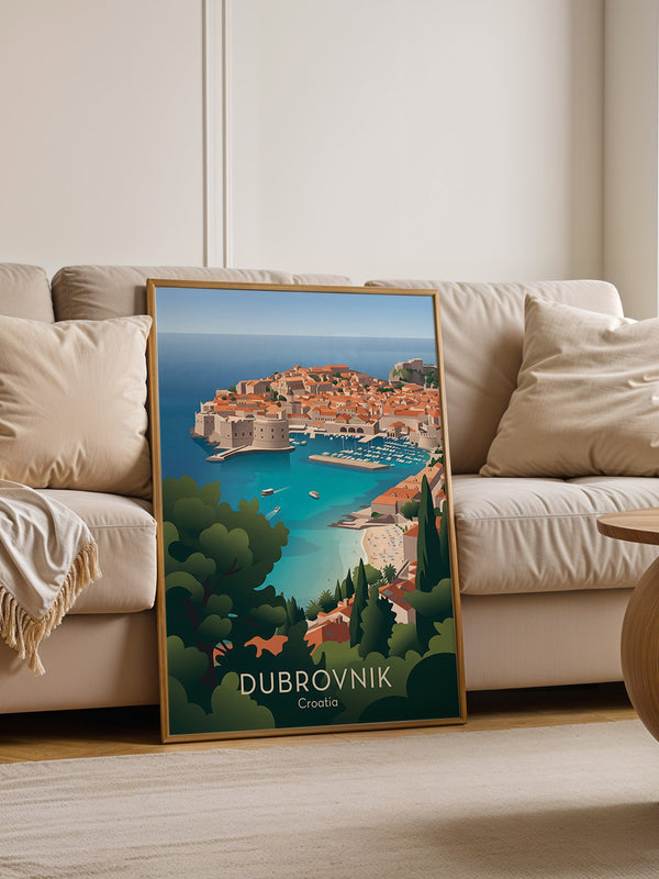 Dubrovnik Küste Pastellfarben