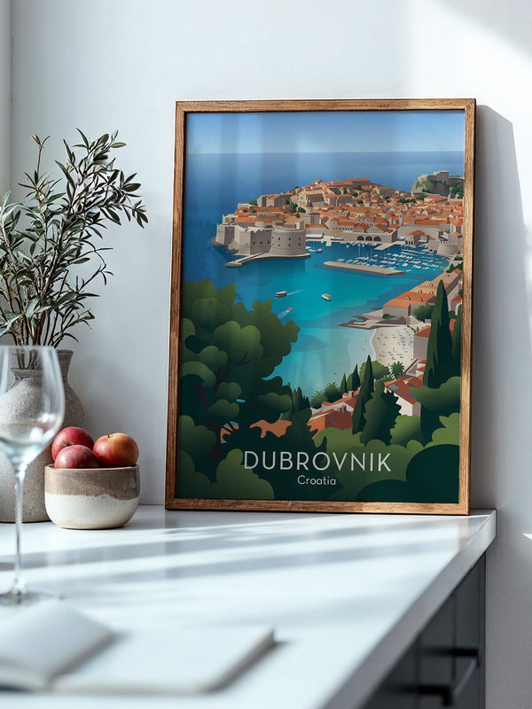 Dubrovnik Küste Pastellfarben