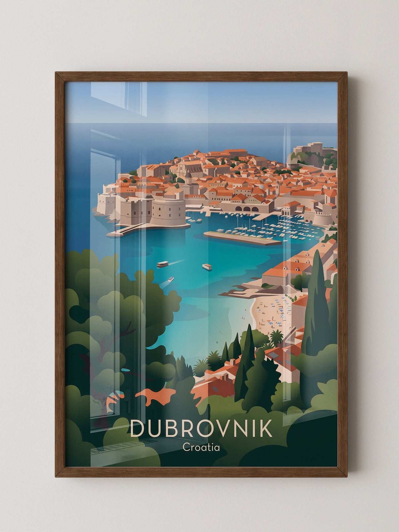Dubrovnik Küste Pastellfarben