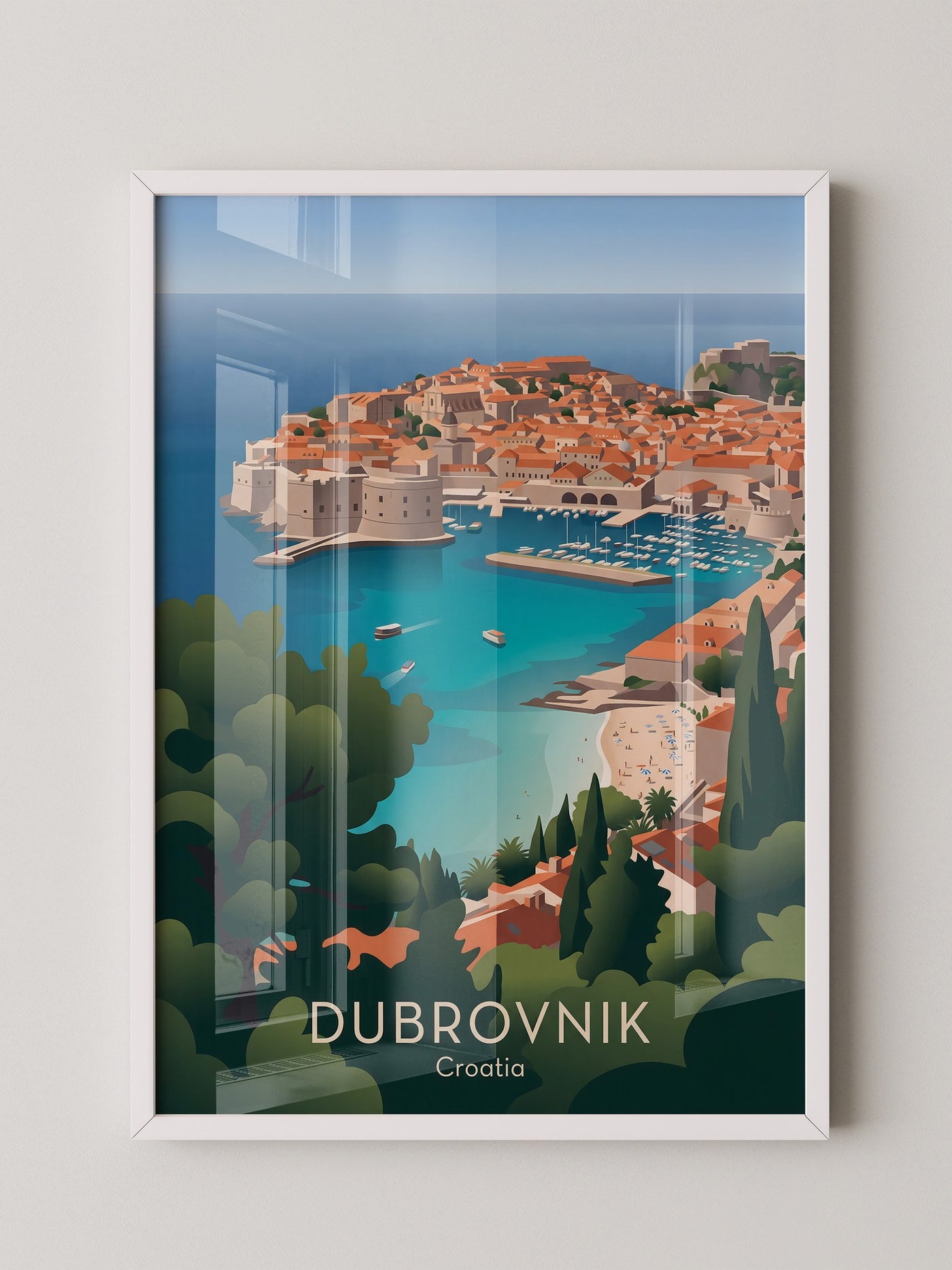 Dubrovnik Küste Pastellfarben