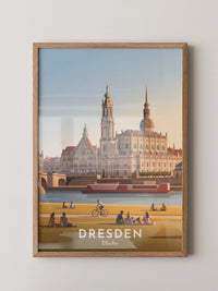 Dresden Elbufer Vintage Stil