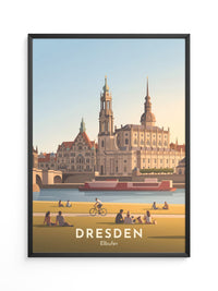 Dresden Elbufer Vintage Stil