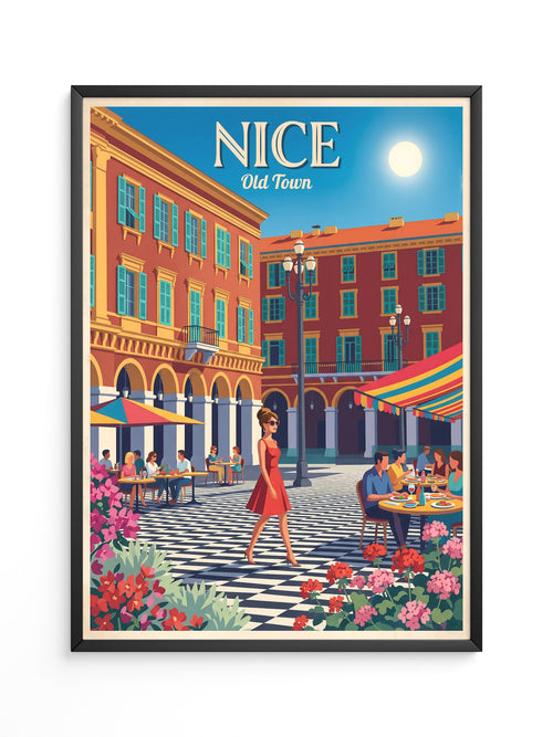 Alte Stadt Nice Retro-Charme
