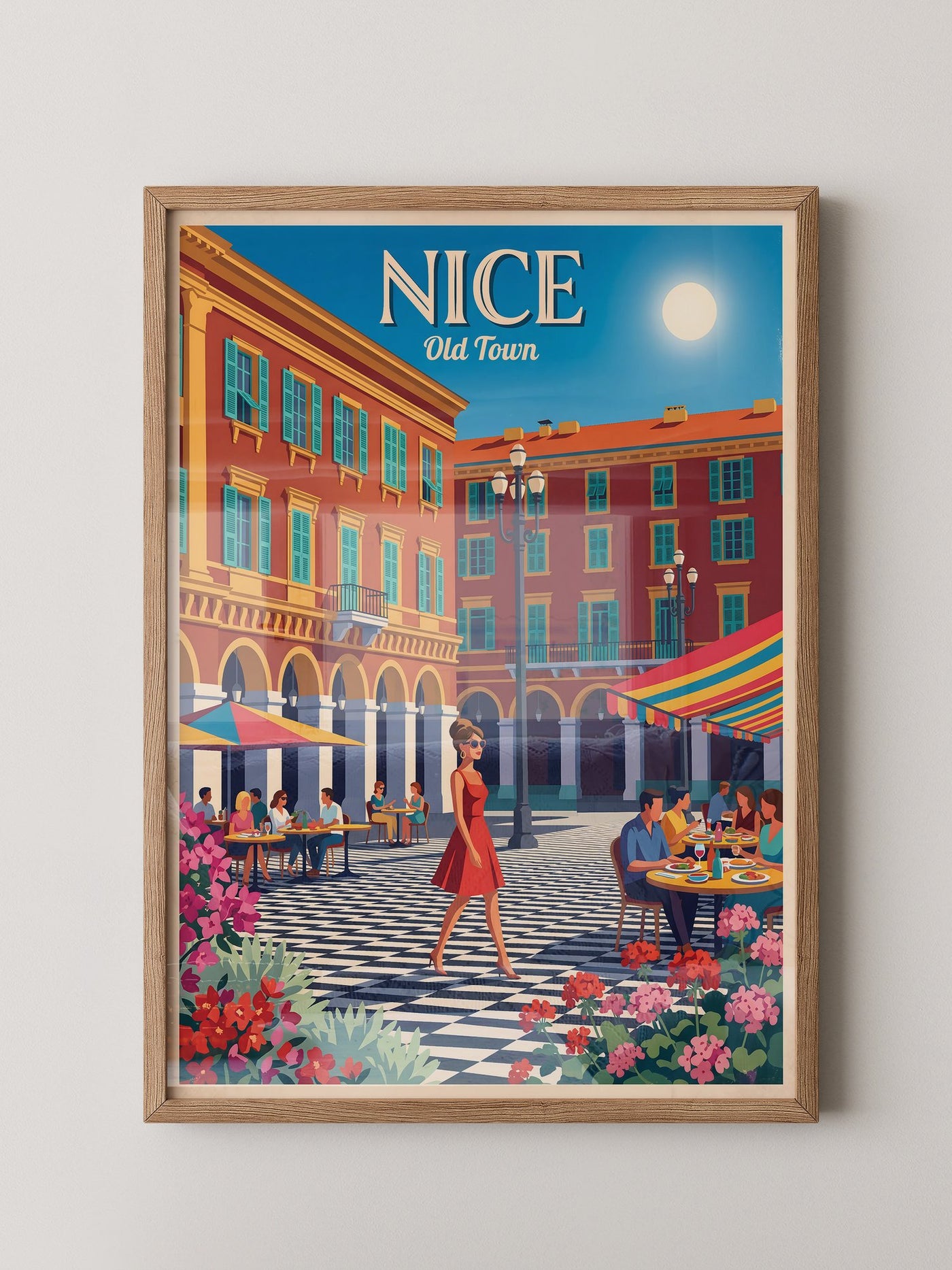 Alte Stadt Nice Retro-Charme