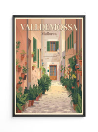 Valldemossa Pflastergasse Pflanzen