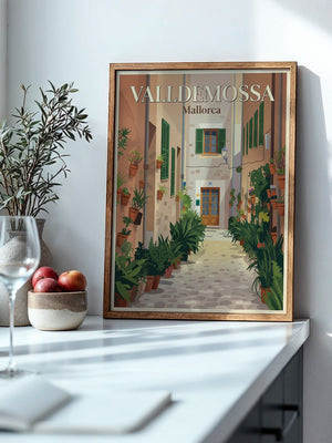 Valldemossa Pflastergasse Pflanzen