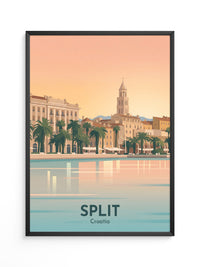 Split Altstadt Retro-Stil