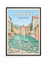 Annecy Fahrrad pastellfarben