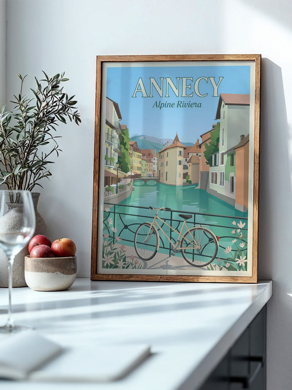 Annecy Fahrrad pastellfarben