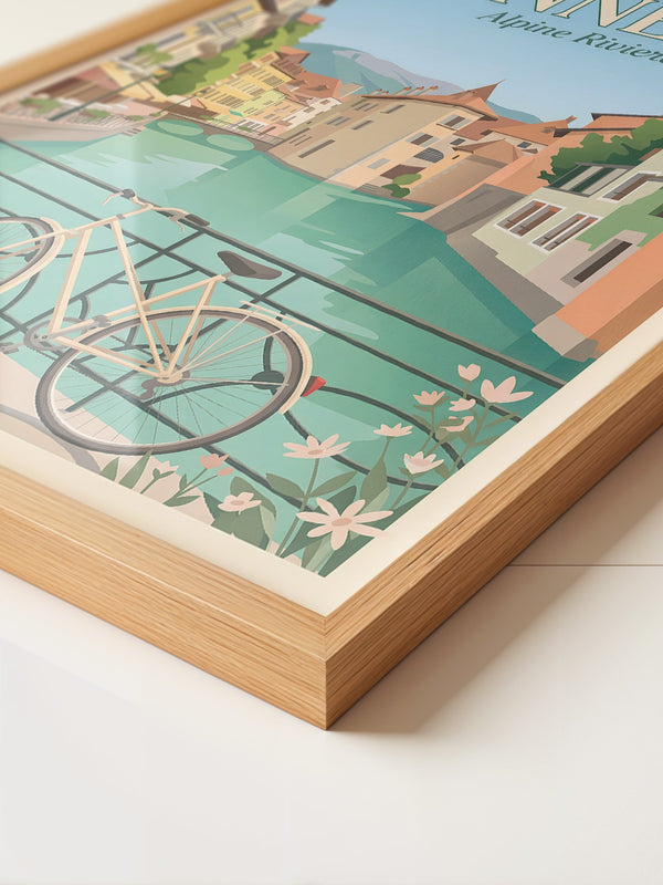 Annecy Fahrrad pastellfarben