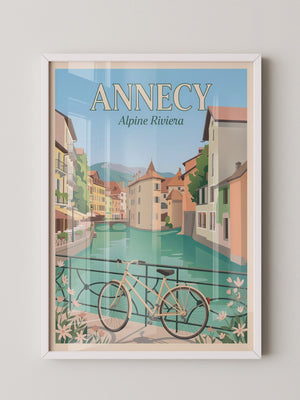 Annecy Fahrrad pastellfarben
