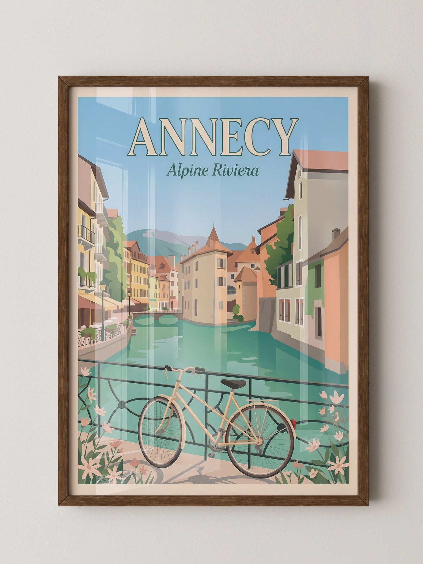 Annecy Fahrrad pastellfarben