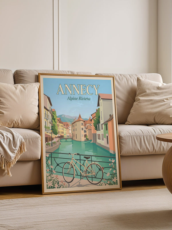 Annecy Fahrrad pastellfarben