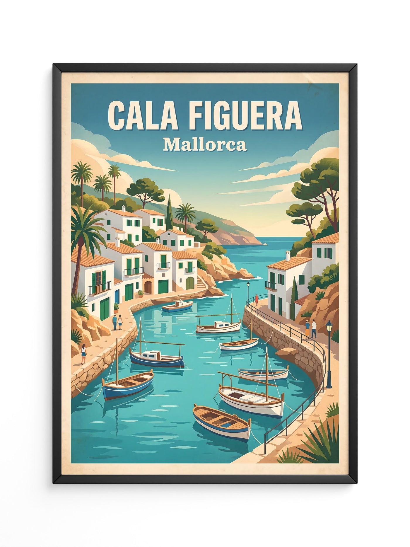 Cala Figuera Küstendorf Retro