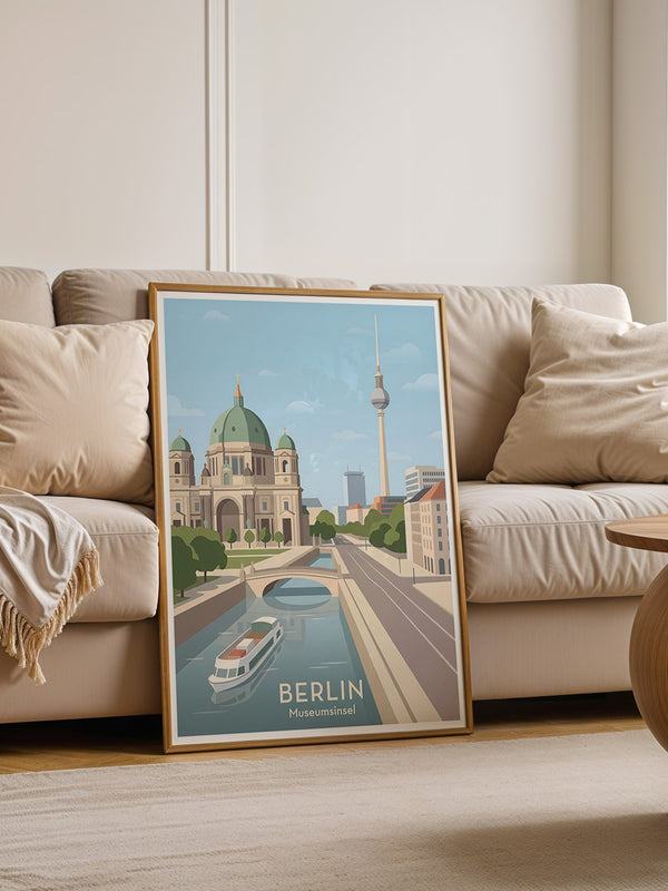 Berlin Skyline Pastell