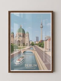 Berlin Skyline Pastell