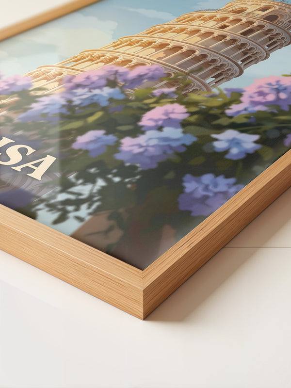 Schiefer Turm Blütenpracht