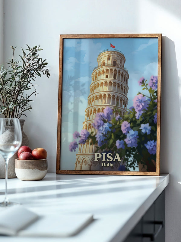 Schiefer Turm Blütenpracht