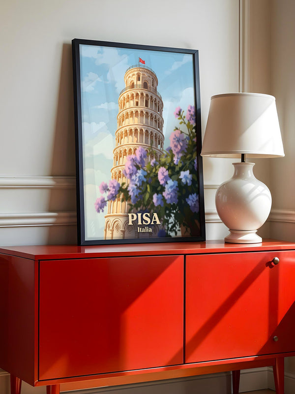 Schiefer Turm Blütenpracht