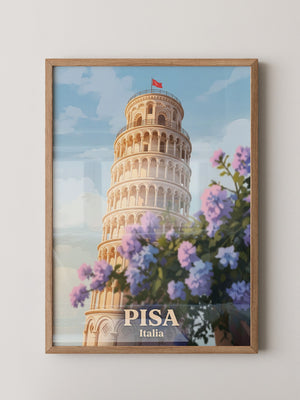 Schiefer Turm Blütenpracht