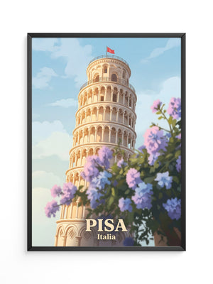 Schiefer Turm Blütenpracht