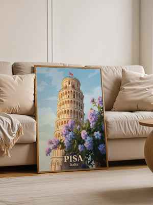 Schiefer Turm Blütenpracht