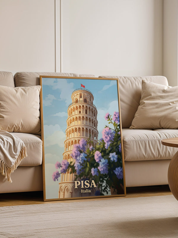 Schiefer Turm Blütenpracht