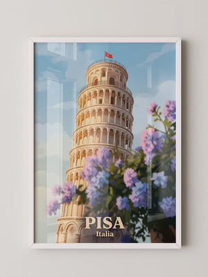 Schiefer Turm Blütenpracht